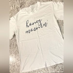 White M Honeymoonin’ Tee
